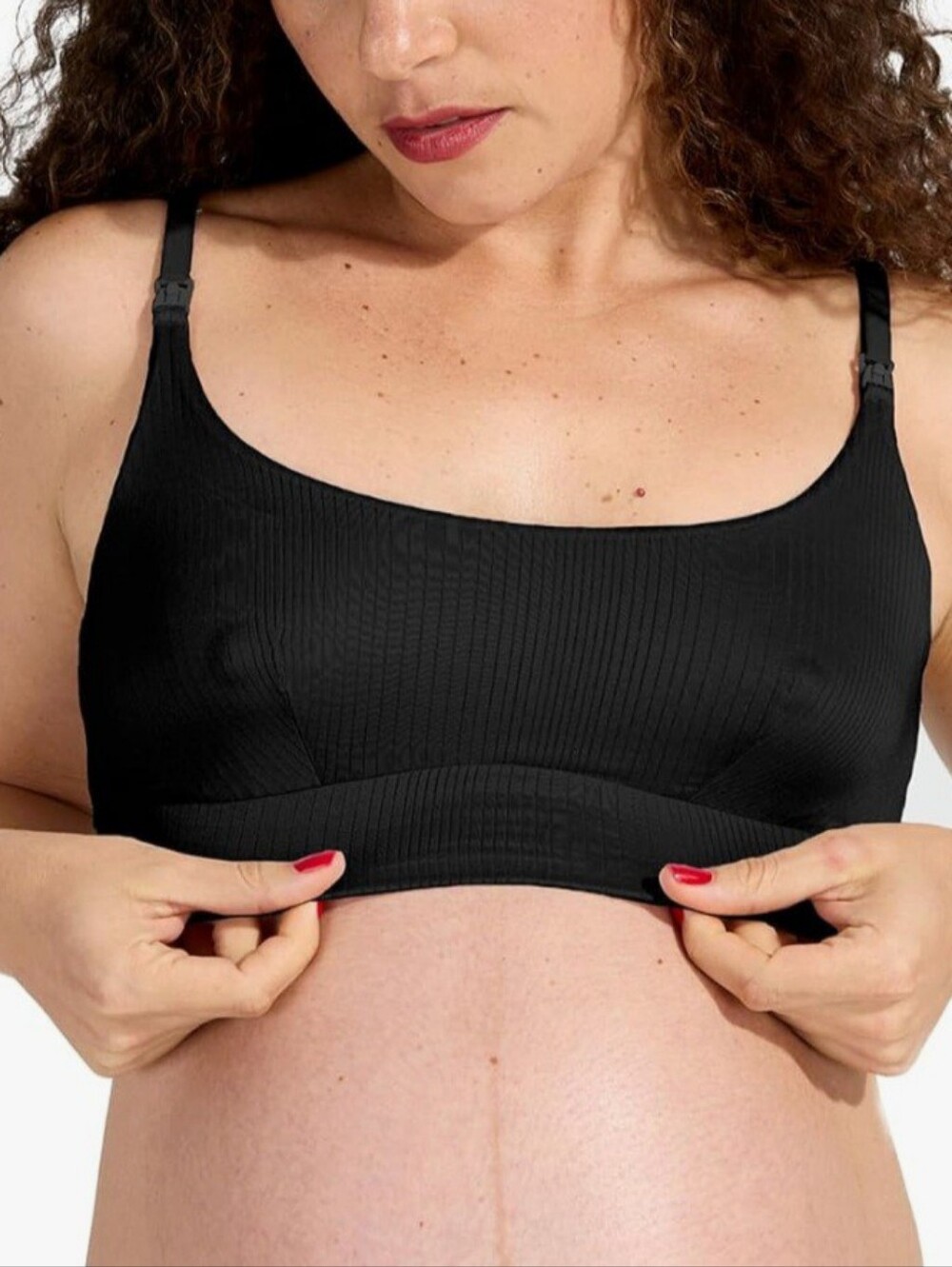 NEW Bodily Do Everything Seamless Nursing Bralette - Black
